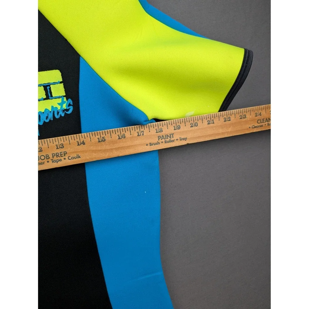 High Sports High‎ Output  Neoprene Wetsuit Shorty Blue Neon Yellow Large